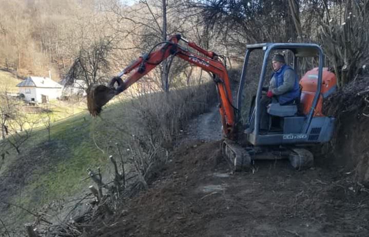 Consolidare a căii de acces dintre Băița și Baia Mare, care a fost afectată de condițiile meteo (GALERIE FOTO)
