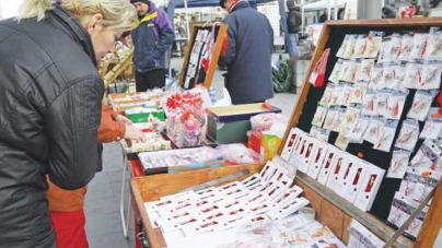 Au fost confiscate mărțișoare în valoare de 16.000 de lei