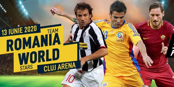 S-au pus în vânzare biletele pentru meciul amical România – Stelele Lumii, de la Cluj