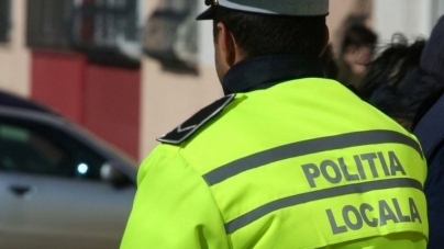 Polițist local lovit în față de un scandalagiu