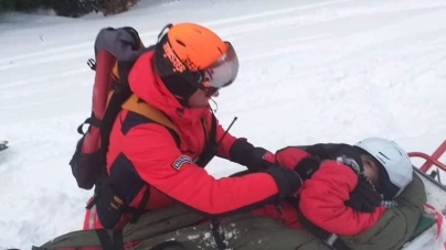 Adolescent de  17 ani,  ajuns la spital după ce a căzut  pe Pârtia Prislop