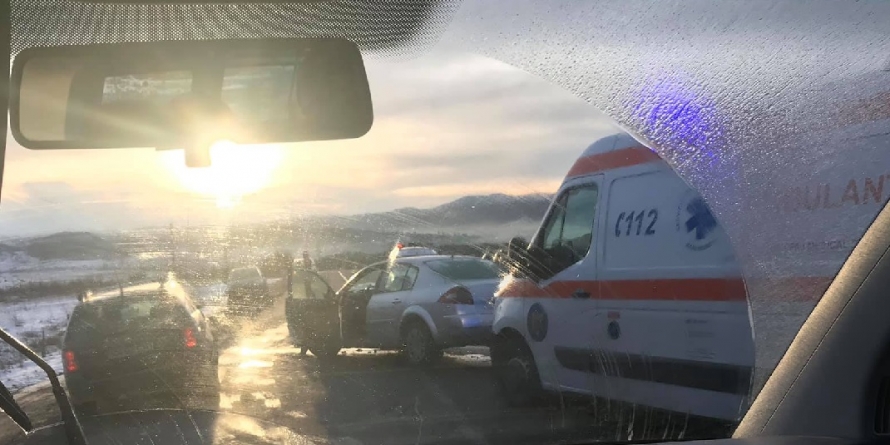 Accidente matinale în Baia Mare și la TAPARO (GALERIE FOTO)