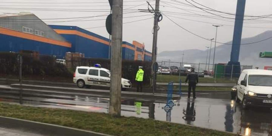 Pasarelă desființată la ieșirea din Baia Mare