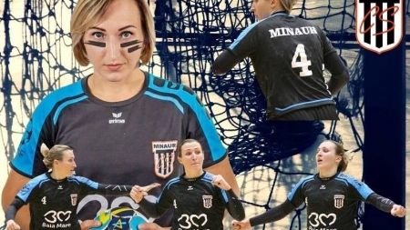 Handbal feminin. Yaroslava Burlacenko (CS Minaur Baia Mare): “Vreau cel mai înalt nivel. Așa simt că trăiesc handbalul și cresc”
