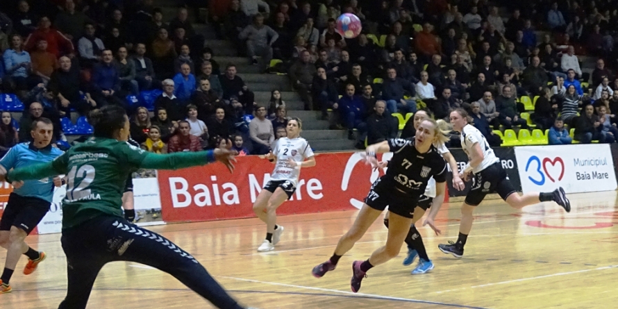 Handbalistele de la Minaur și-au consolidat locul 3 cu o victorie împotriva Gloriei Bistrița