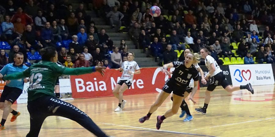 Handbalistele de la Minaur și-au consolidat locul 3 cu o victorie împotriva Gloriei Bistrița