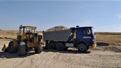 Acţiunea Balastiera: 16 tone de agregate minerale confiscate de poliţişti