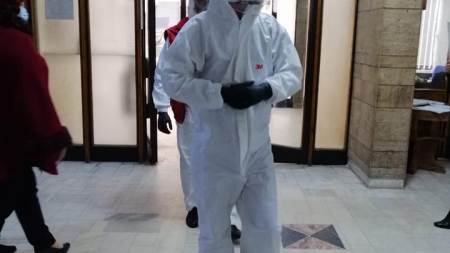 Situație fără precedent: Conducerea județului Maramureș s-a autoizolat în Palatul Administrativ din Baia Mare (GALERIE FOTO)