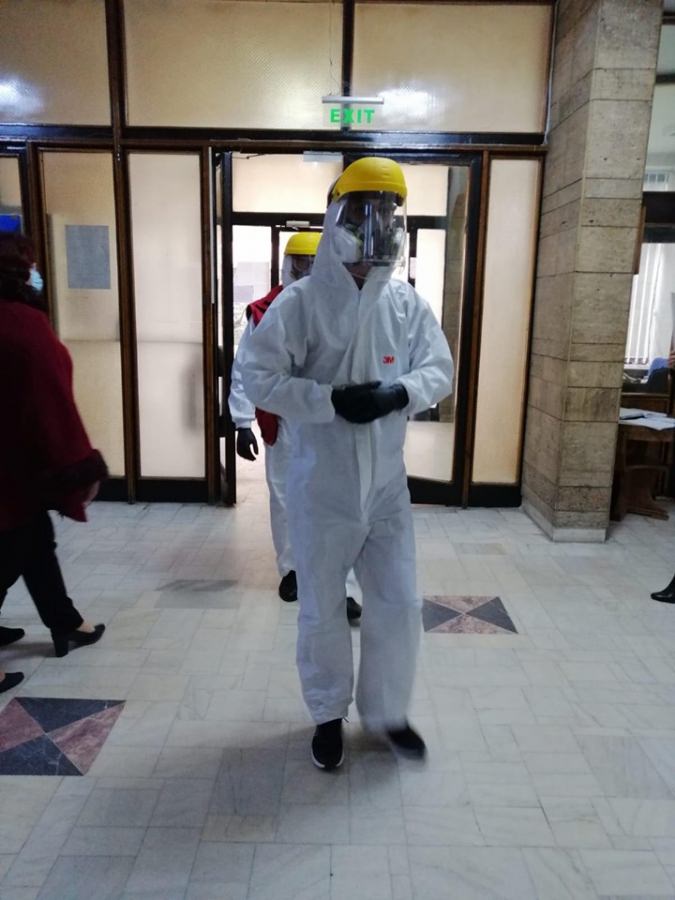 Situație fără precedent: Conducerea județului Maramureș s-a autoizolat în Palatul Administrativ din Baia Mare (GALERIE FOTO)