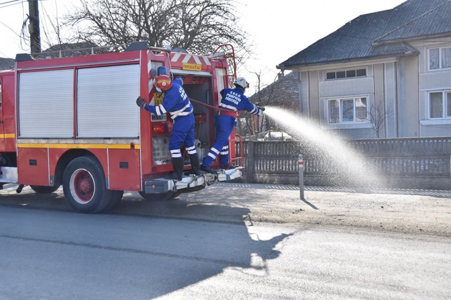 Acțiune de dezinfecție în comuna Fărcașa