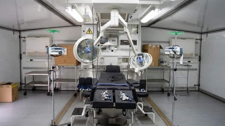 Spitalul militar e aproape gata; Zboruri militare pentru a aduce materiale sanitare din Turcia și Germania (GALERIE VIDEO ȘI FOTO)