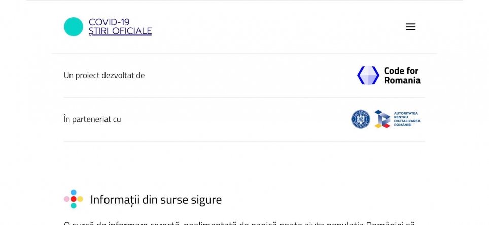 Împotriva fake news: Guvernul a lansat platforma online COVID-19 Știri Oficiale; Site-ul va centraliza doar informații din surse sigure