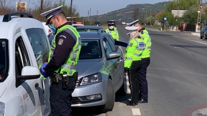 Controale în trafic în întreg județul; s-au dat numeroase amenzi, au fost reținute permise și certficate de înmatriculare