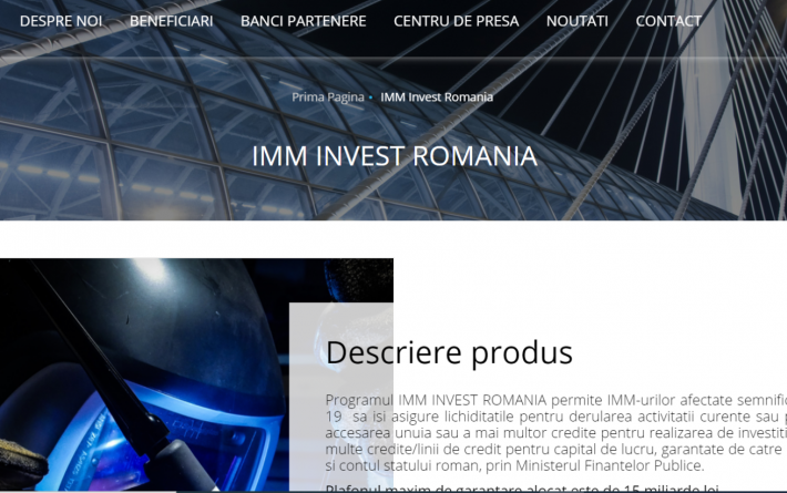 Site-ul IMM INVEST a fost relansat. În primele ore s-au înscris aproape 10.500 de firme