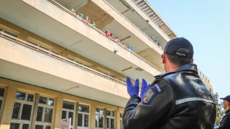 Maramureșenii rămân uniți!: Forțele de intervenție și-au arătat respectul și solidaritatea față de personalul medical aflat în linia întâi (VIDEO ȘI GALERIE FOTO)