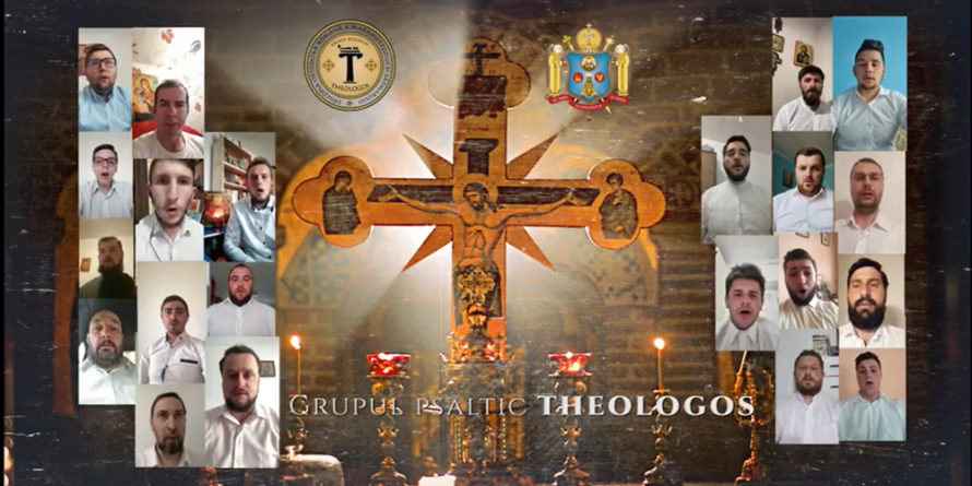 Imnul biruinței „Hristos a înviat!” interpretat într-un mod inedit de Grupului psaltic „Theologos” al Episcopiei Ortodoxe Române a Maramureșului și Sătmarului