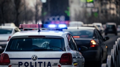 Autospecială de poliție implicată într-un accident în Sighetu Marmației. Două persoane au ajuns la spital