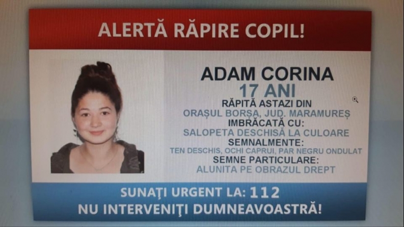 Adolescenta din Borșa a fost găsită în Șiria, județul Arad. Polițiștii vor să afle dacă a fost sau nu răpire până la urmă