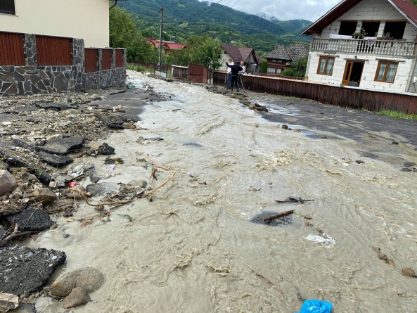 Avertizări meteorologice și hidrologice: Maramureșul, „colorat” numai în galben astăzi