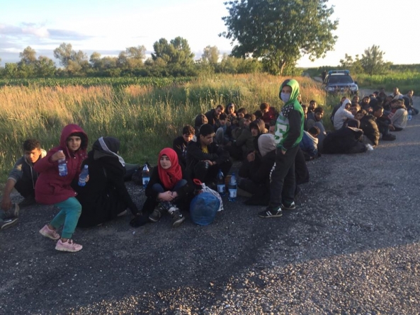 Opt transfugi plecați de la Centrul din Șomcuta Mare, descoperiți în județul Timiș. Sperau să ajungă în Germania (GALERIE FOTO)
