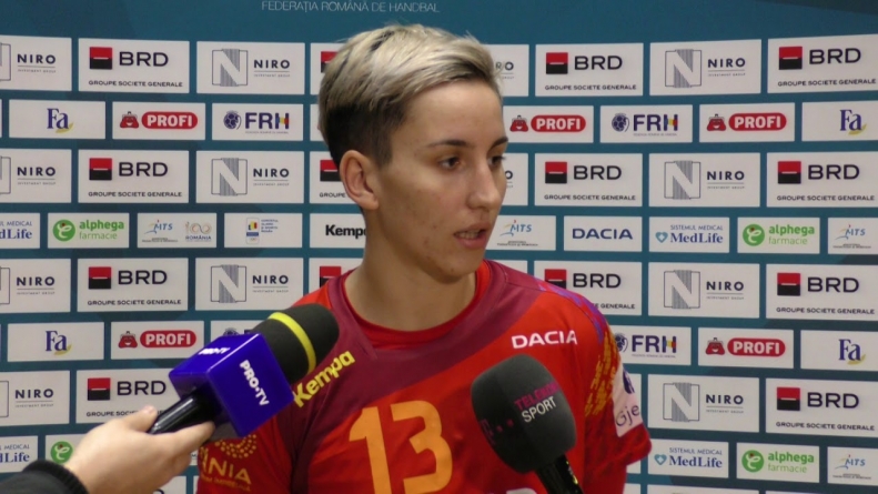 Handbal feminin naționala României. Cristina Laslo, jucătoarea echipei băimărene, a fost desemnată sportiva partidei cu Iran. Vezi cronica!