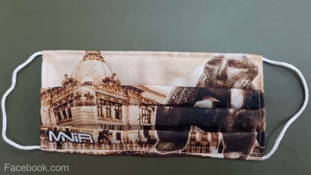Muzeul Naţional de Istorie vinde măşti textile de protecţie care reproduc exponate de colecţie