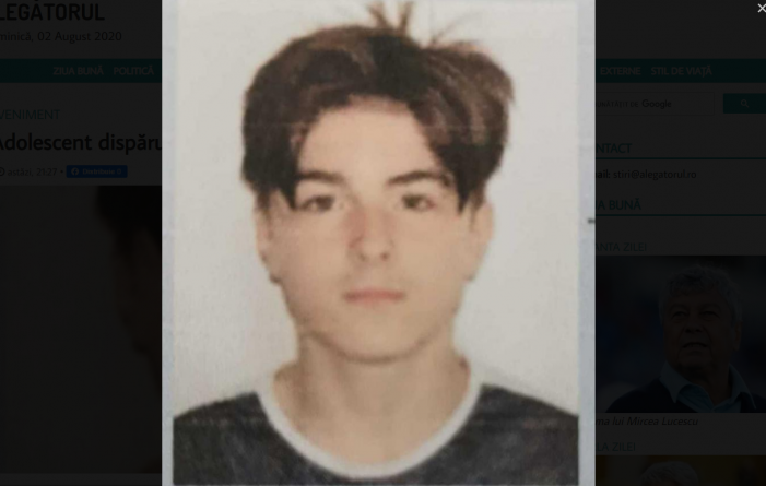 Căutări disperate: Un adolescent din Maramureș a dispărut dintr-un camping de pe litoral. Orice informație poate fi de ajutor