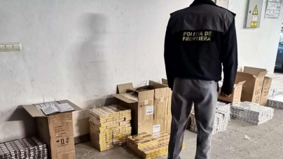 Aproape 9.000 de pachete cu țigări de contrabandă au fost confiscate de polițiștii de frontieră din Sarasău