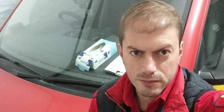 Sorin Apostol din cadrul ISU Maramureș a alergat aproape 85 de kilometri pentru copiii cu autism