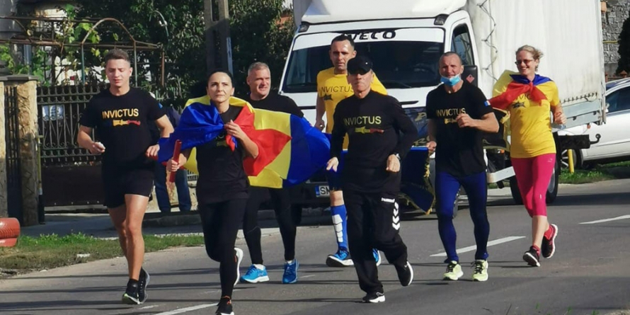 „Ștefeta Veteranilor”: Cine sunt cei șapte maramureșeni care au alergat pe distanța Baia Mare – Satu Mare (GALERIE FOTO)