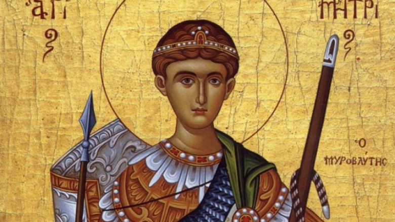 26 octombrie – Sfântul Mare Mucenic Dimitrie, Izvorâtorul de Mir; unde vor liturghisi și predica ierarhii Maramureșului și Sătmarului