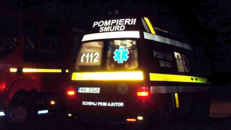 Accident rutier în Săliștea de Sus; Un tânăr a ajuns la spital