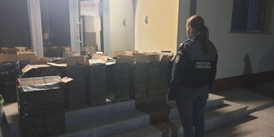 Valea Vișeului: Împușcături și aproape 9.000 de pachete cu țigări confiscate; contrabandiștii au reușit să fugă