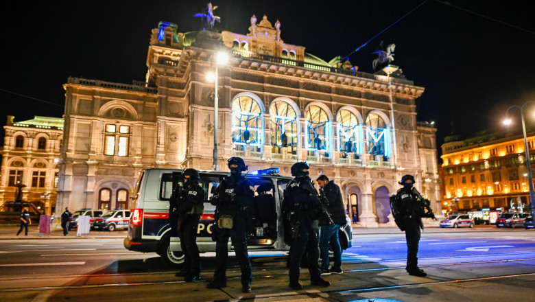 Live text: Atac terorist la Viena: Trei civili și un atacator au murit. Cel puțin 15 persoane au fost rănite