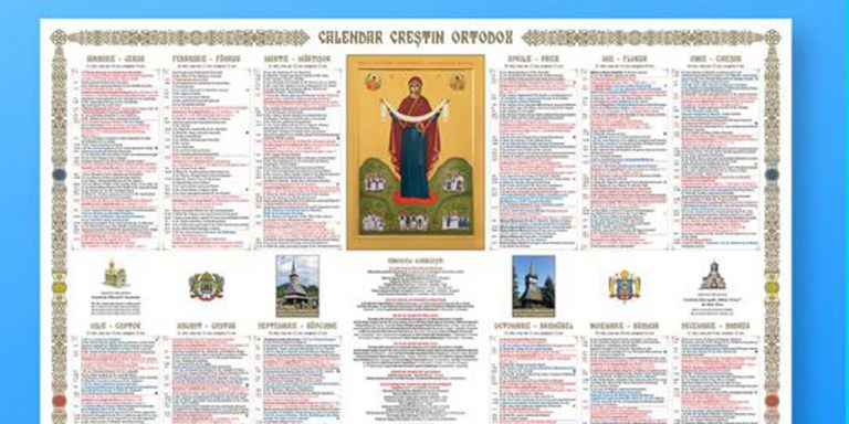 A apărut noul calendar creștin-ortodox pe anul 2021, emis de Episcopia Ortodoxă Română a Maramureșului și Sătmarului (FOTO)