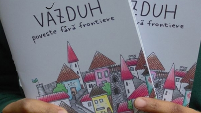 „Văzduh – poveste fără frontiere”, carte creată de voluntari și copiii din zonele marginalizate ale Băii Mari