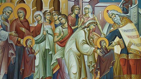 21 noiembrie – Intrarea Maicii Domnului în Biserică