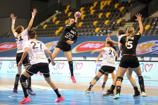 Handbal, Liga Florilor. Minaur Baia Mare învinge campioana en-titre SCM Râmnicu Vâlcea și obține trei puncte enorme (FOTO)