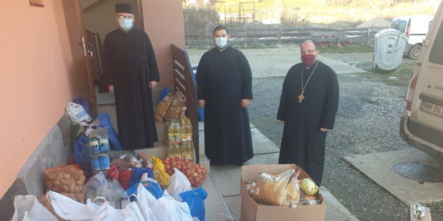 Din partea Parohiei ortodoxe Săliște centru: alimente neperisabile pentru Centrul social pentru persoane în vârstă din Coroieni