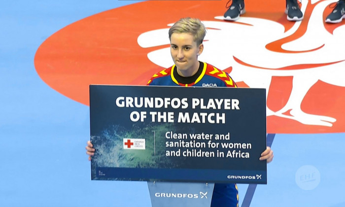 Handbal feminin. Cristina Laslo (CS Minaur Baia Mare), MVP-ul meciului România – Polonia. Tricolorele, ca și calificate în grupele principale ale EURO 2020