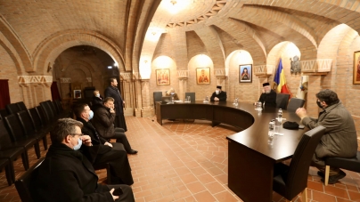 PS Iustin a prezidat ședința echipei tehnice a comandamentului de șantier a Palatului Cultural din Sighetu Marmației