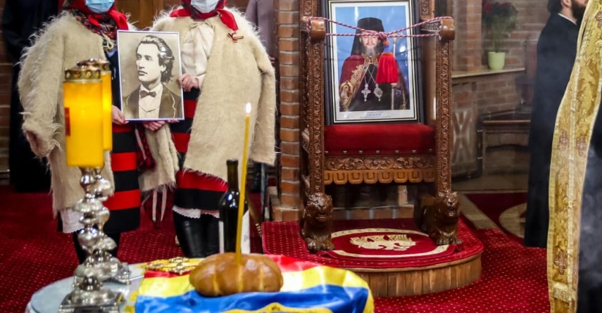 15 ianuarie: Pomenirea poetului național Mihai Eminescu la Catedrala Episcopală „Sfânta Treime” din Baia Mare (FOTO)