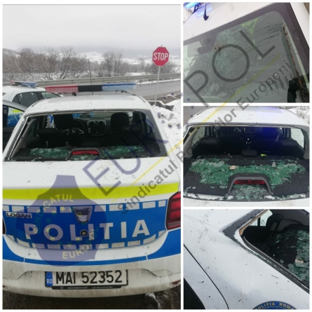 Scandal în Ponorâta: Polițiștii au fost atacați cu bolovani și pari (VIDEO)