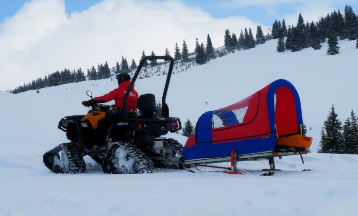Salvamont în misiune: Multe accidente pe pârtiile de schi din Maramureș