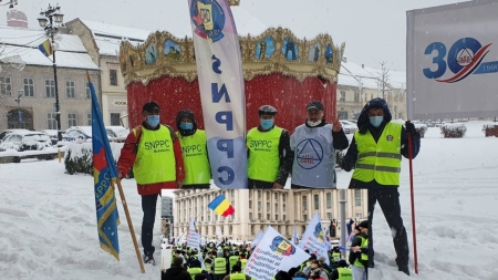 Nemulțumirile polițiștilor: Caravana protestelor pornește din Baia Mare către Capitală, cu opriri în reședințele de județ (FOTO)