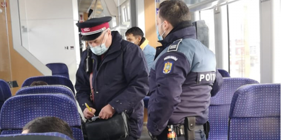 În Maramureș: Acțiuni pe trenurile de călători pentru prevenirea răspândirii virusului COVID-19