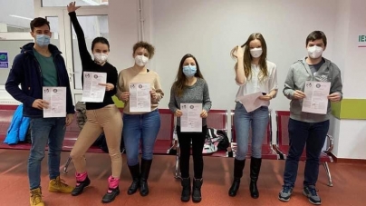 Exemplu în comunitate: Studenți la Medicină, care au ales să fie voluntari în spitalele din Baia Mare, vaccinați împotriva COVID-19 (FOTO)