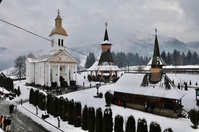 A fost hramul de iarnă al Mănăstirii Moisei (GALERIE FOTO)