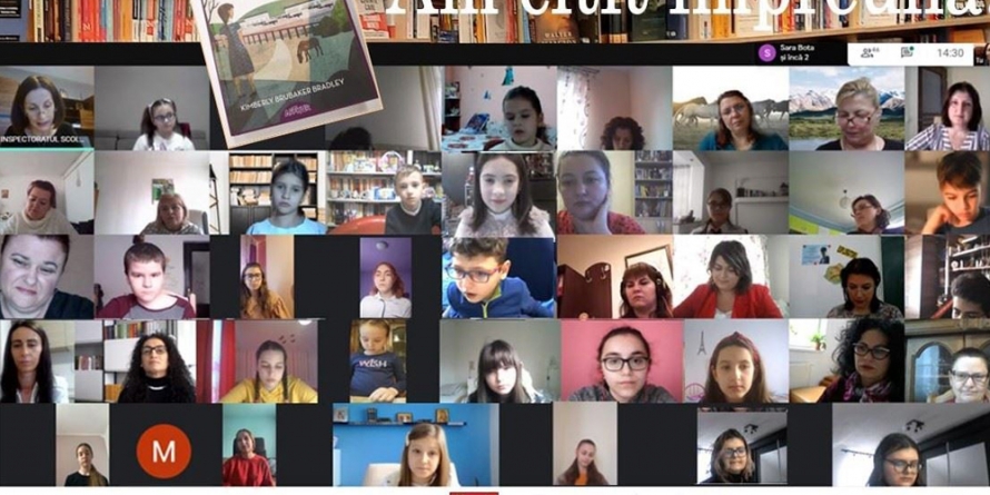 Ziua Internațională a Cititului Împreună: Elevi din cadrul mai mult școli au lecturat împreună în cadrul unui wibenar organizat de ISJ Maramureș