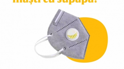 Avertisment de la Ministerul Sănătății: Nu purtați măști cu supapă!